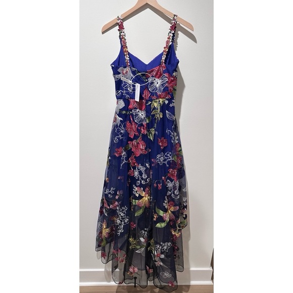 Marchesa Notte Embroidered Floral High
Low Dress sz 2 - Picture 7 of 14
